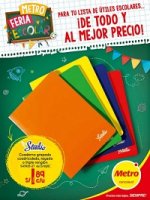 Metro Feria Escolar Para tu lista de tiles escolares De todo y al mejor precio!