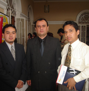 Junior Rodríguez, Wilson Cabezas Alva y César Paredes :: 2005