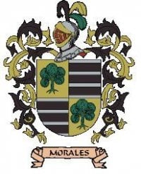 morales escudo peruanos apellidos apellido familia significado sinople deperu