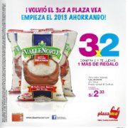 3x2 Empieza el 2013 ahorrando