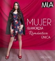 Mujer glamorosa, romántica, única C04-16