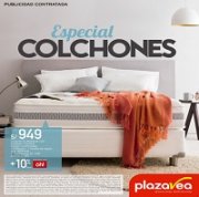 Especial colchones Plaza Vea