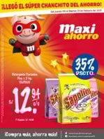 ¡Llegó el súper chanchito del ahorro! ¡Compra más, ahorra más! Norte