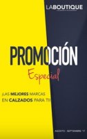 Promoción Especial ¡Las mejores marcas en calzados para ti! Agosto - setiembre '17