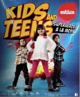 Kids and teens super hroes a la moda