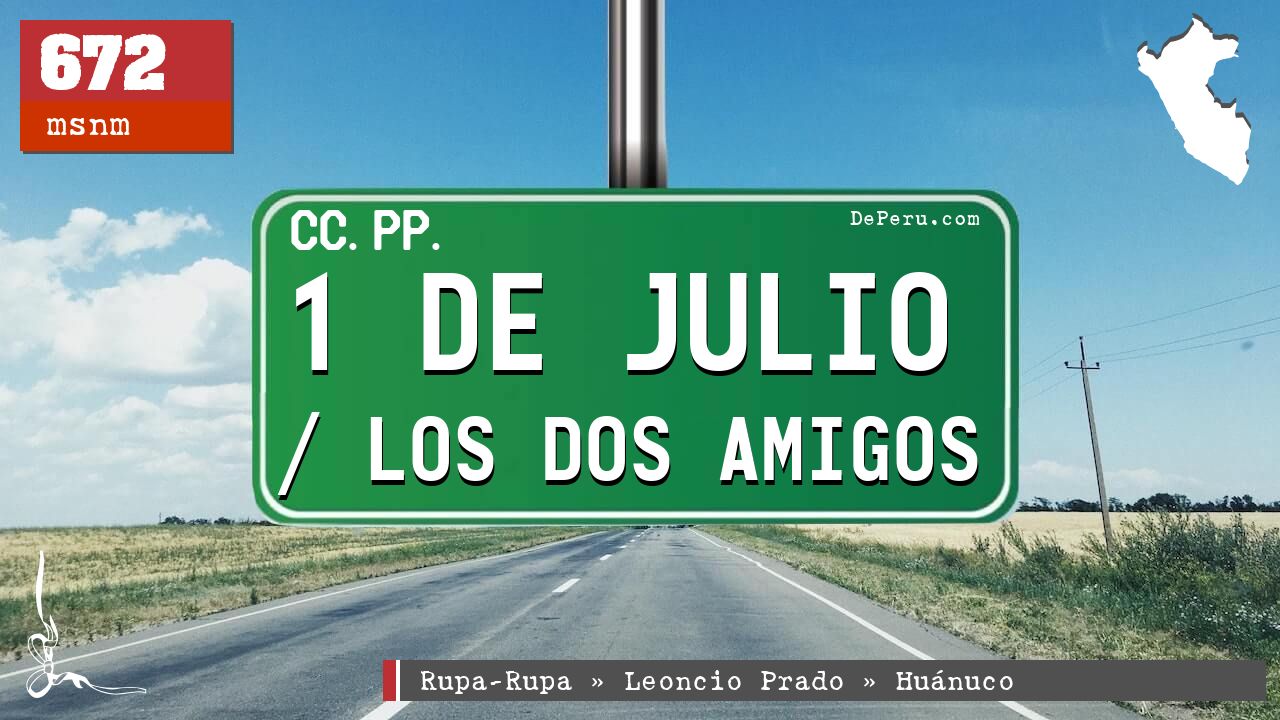 1 de Julio / Los Dos Amigos