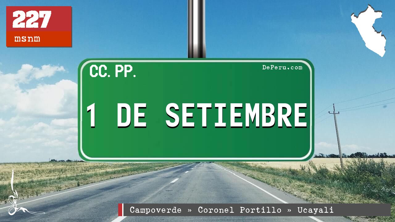 1 de Setiembre