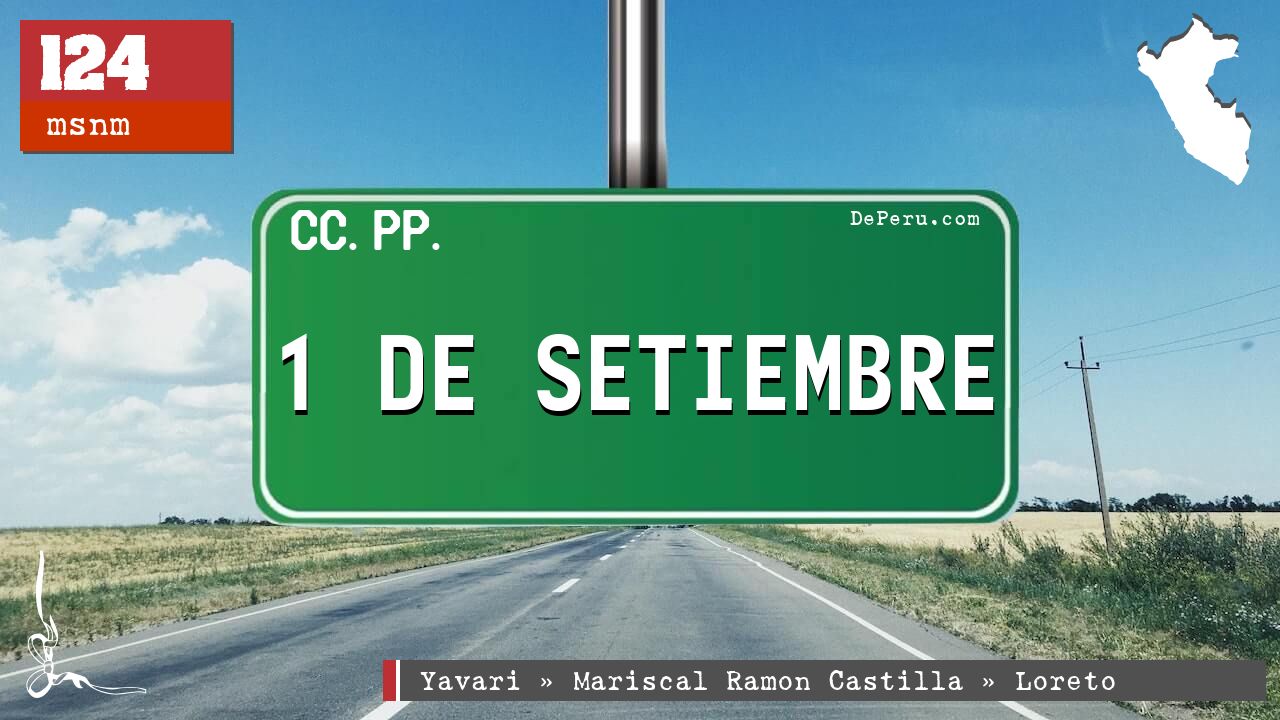 1 de Setiembre