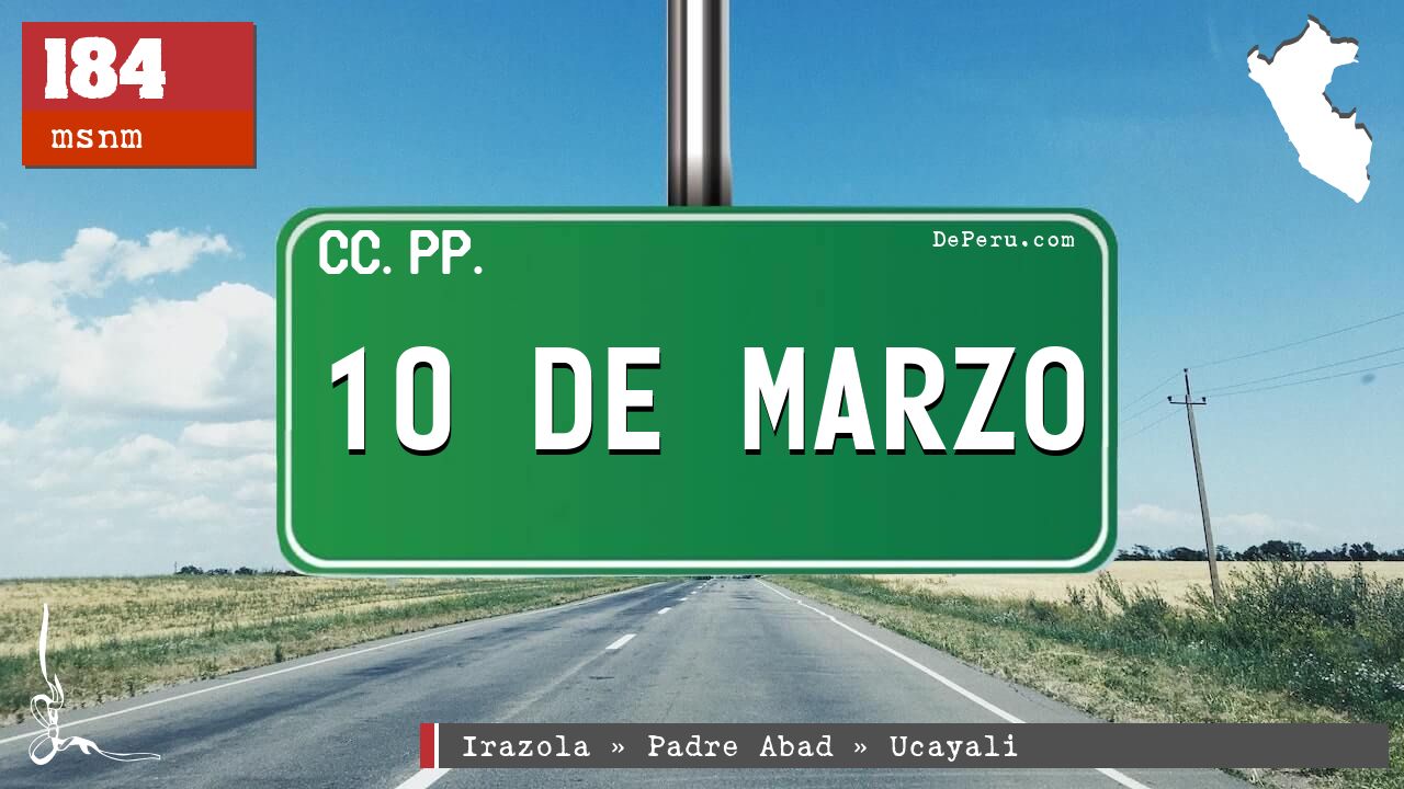 10 de Marzo