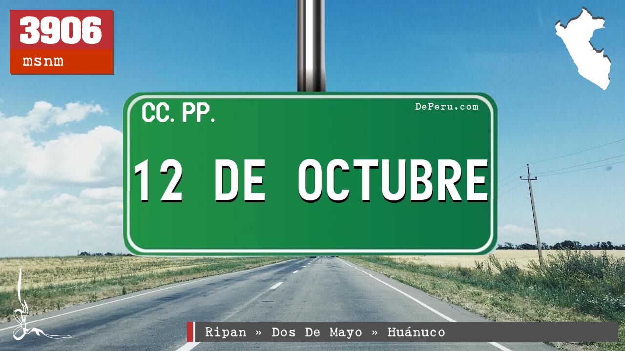 12 DE OCTUBRE