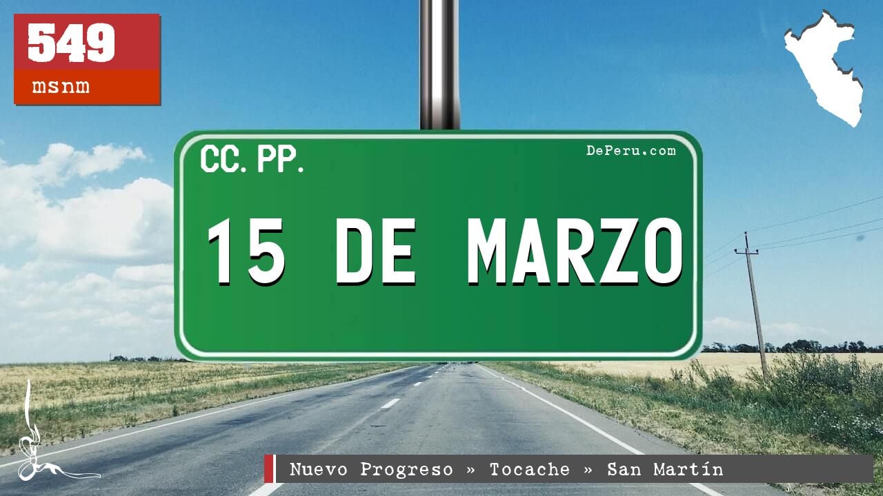 15 de Marzo