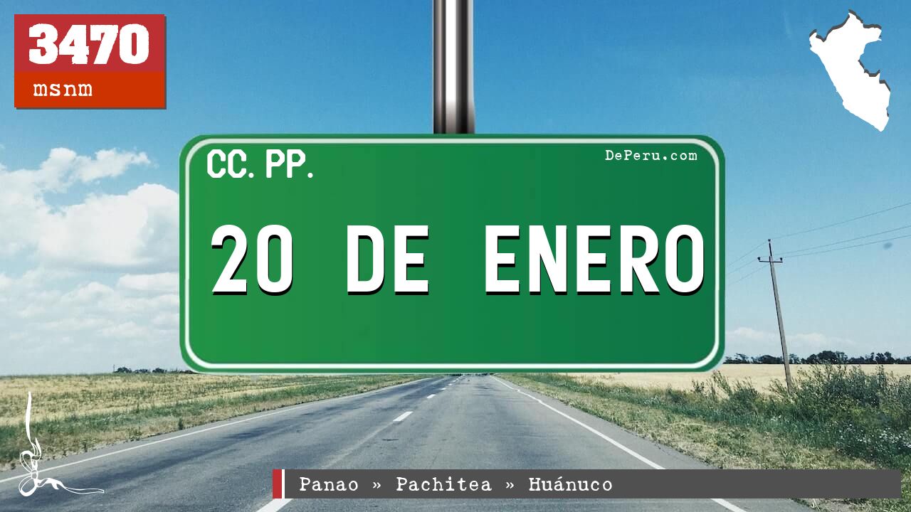 20 DE ENERO