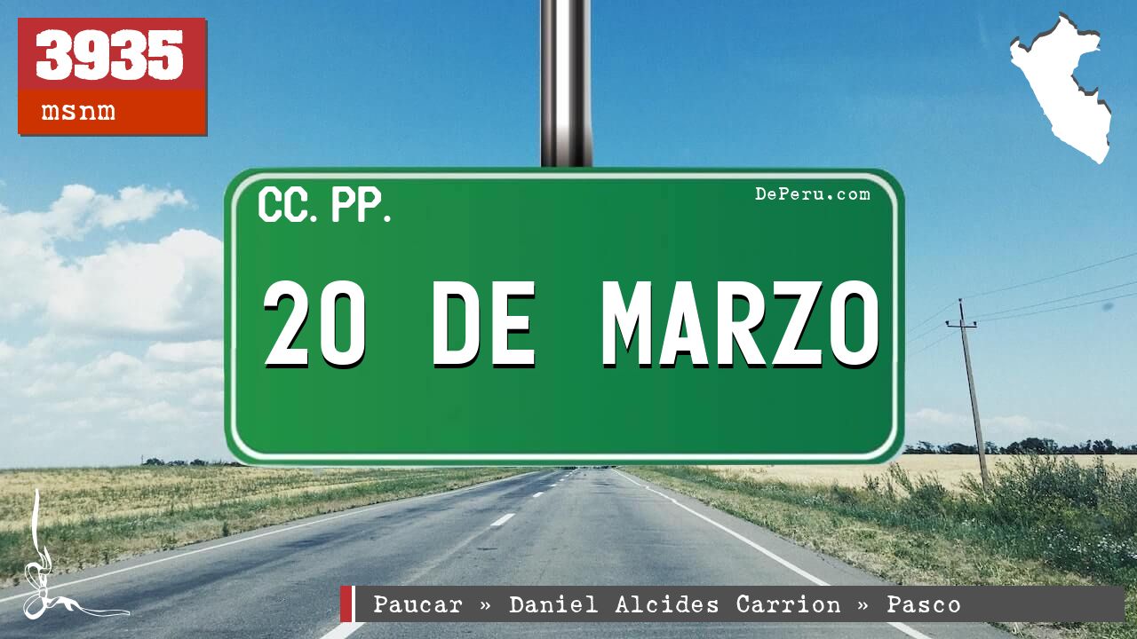 20 de Marzo