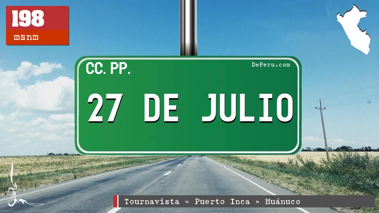 27 DE JULIO