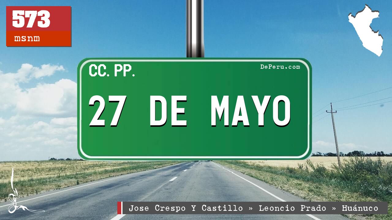 27 de Mayo