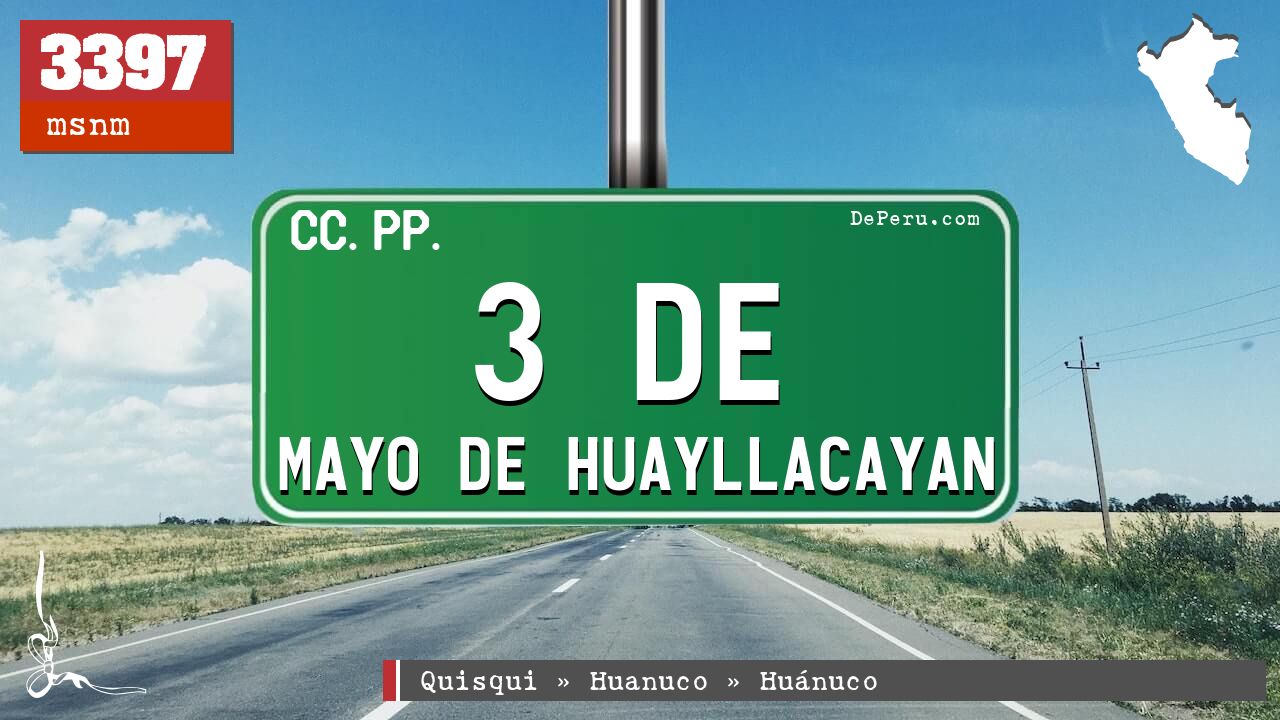 3 de Mayo de Huayllacayan