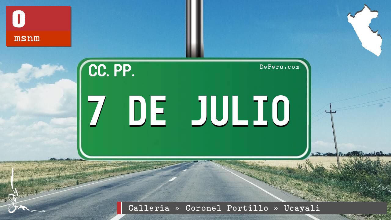 7 DE JULIO