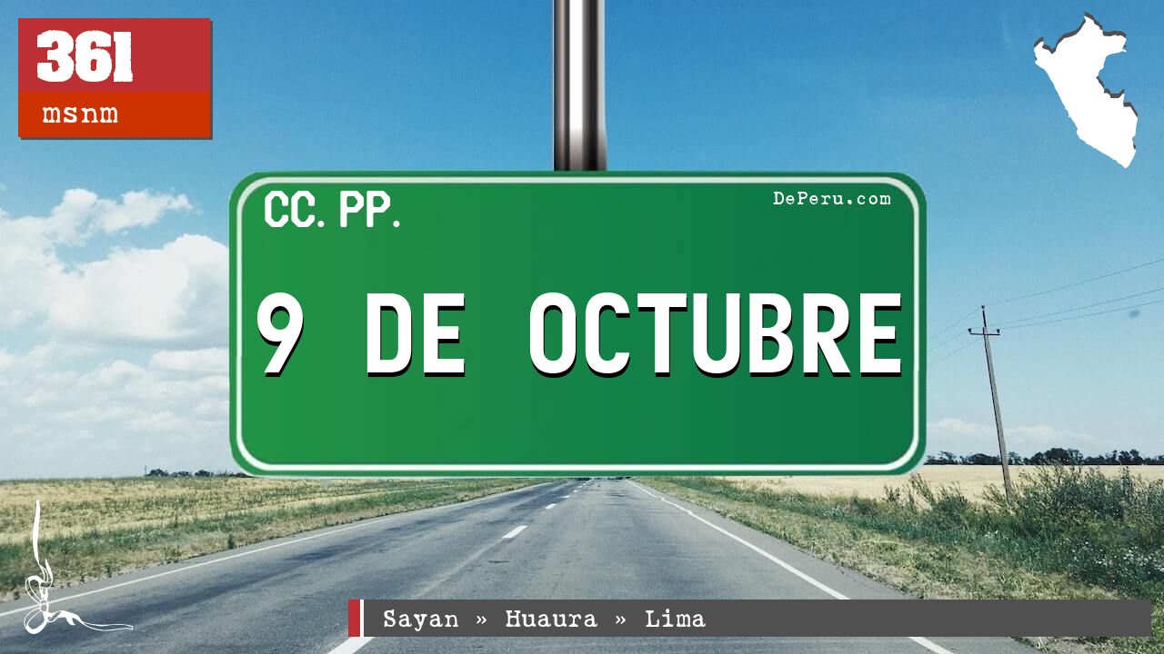 9 DE OCTUBRE