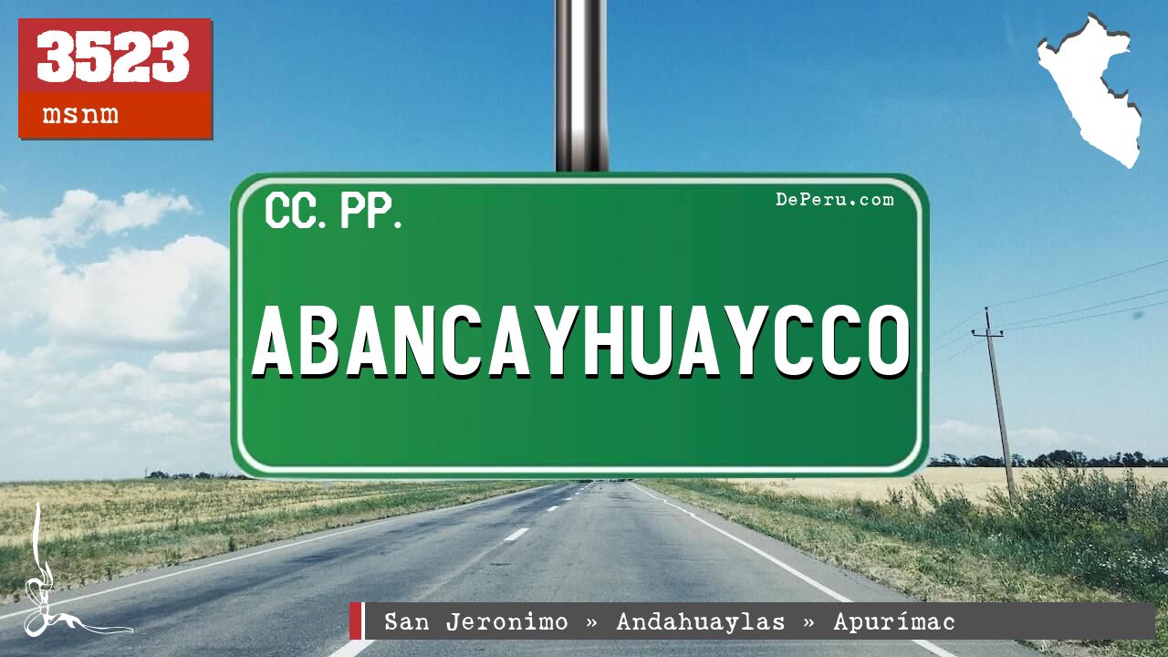 Abancayhuaycco