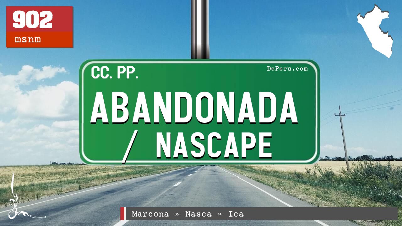 Abandonada / Nascape