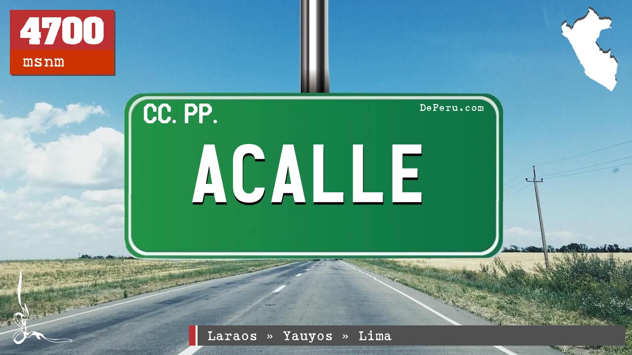 Acalle