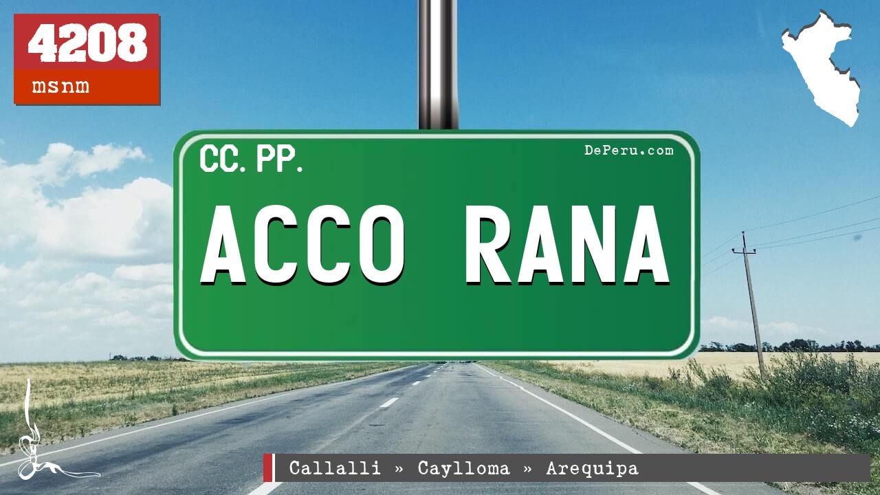 Acco Rana