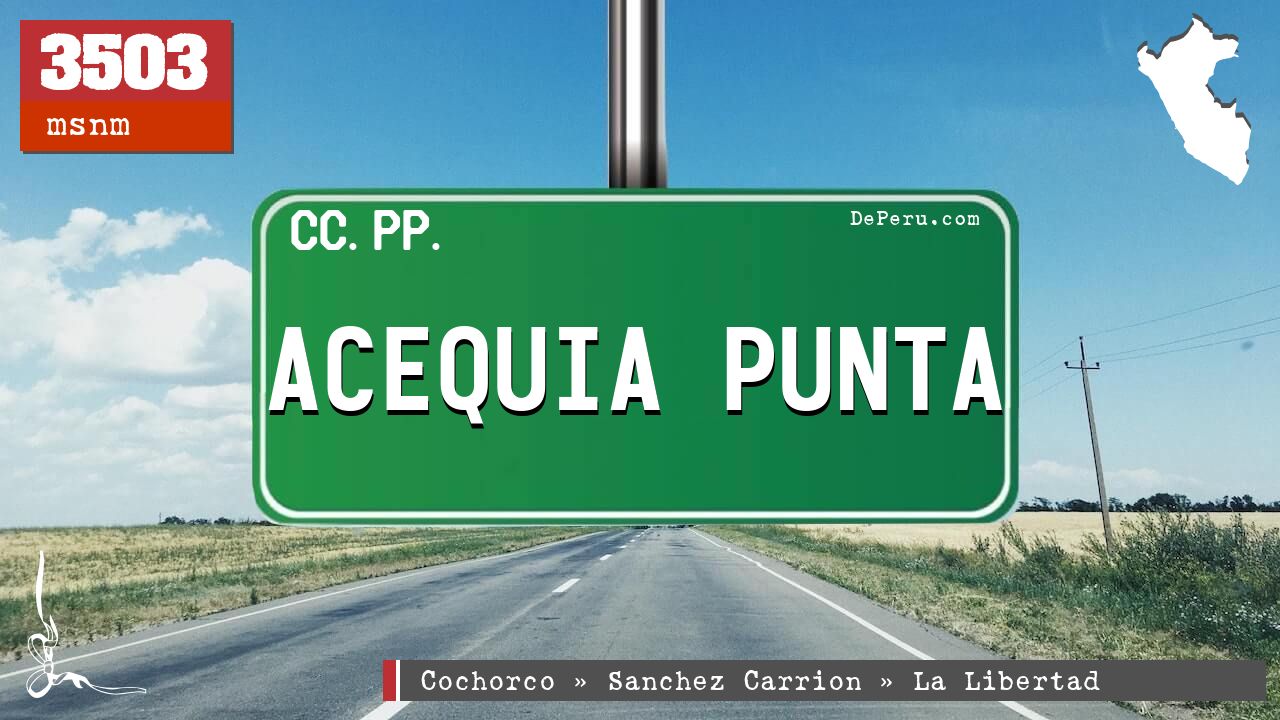 ACEQUIA PUNTA