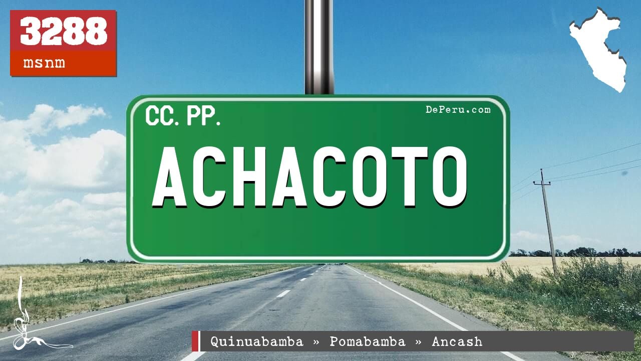 ACHACOTO