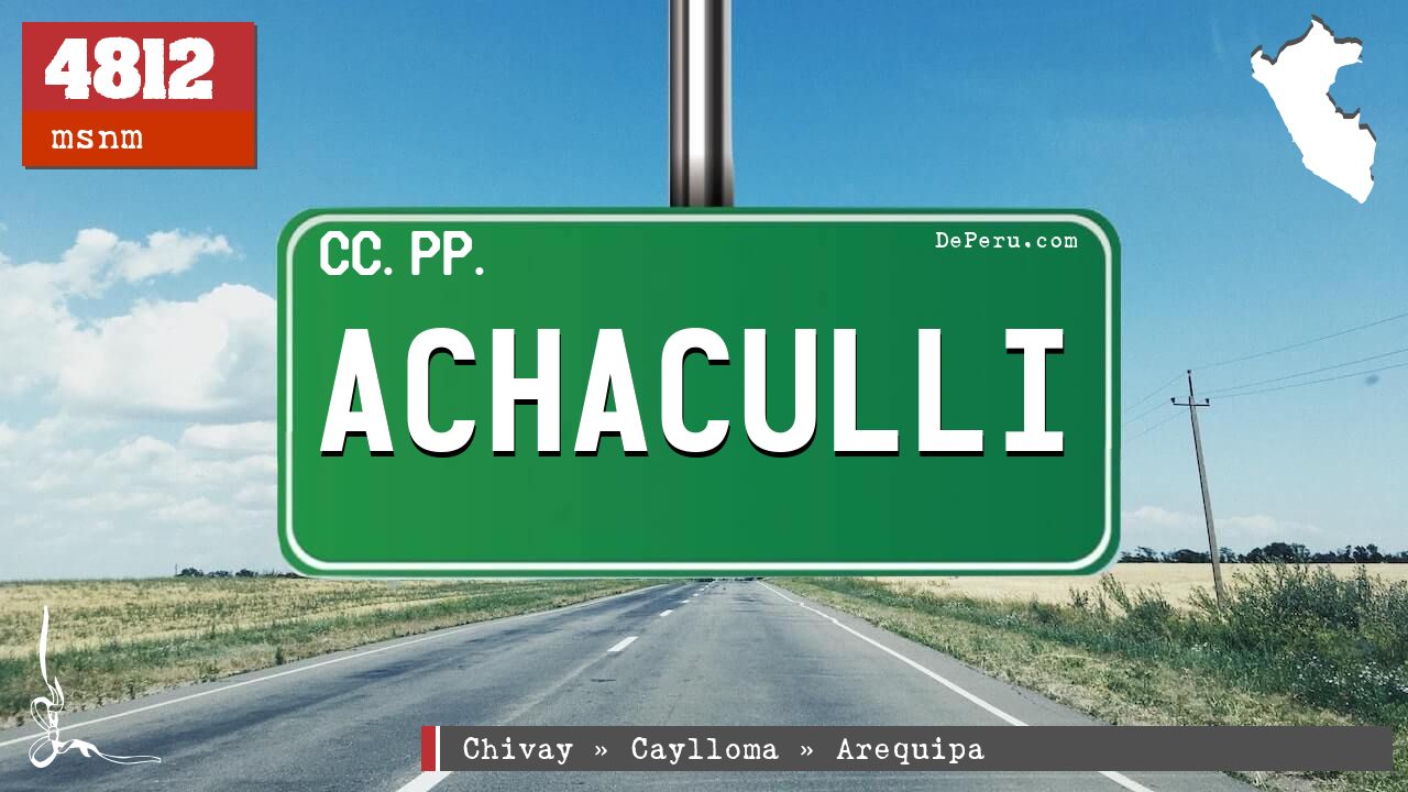 Achaculli