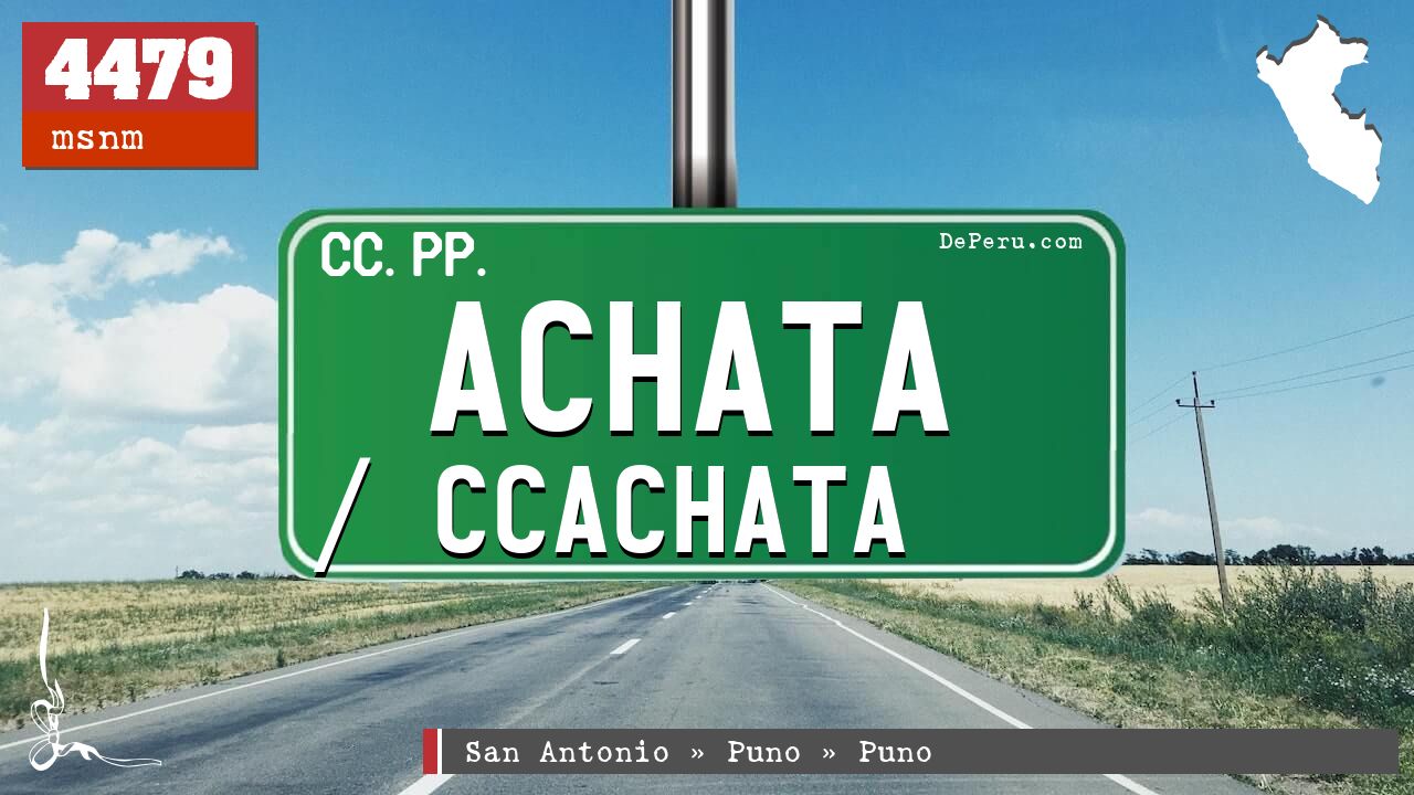 Achata / Ccachata