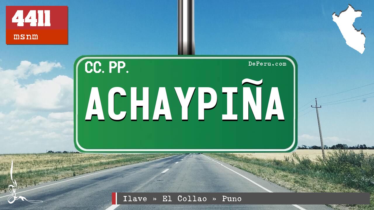 Achaypiña