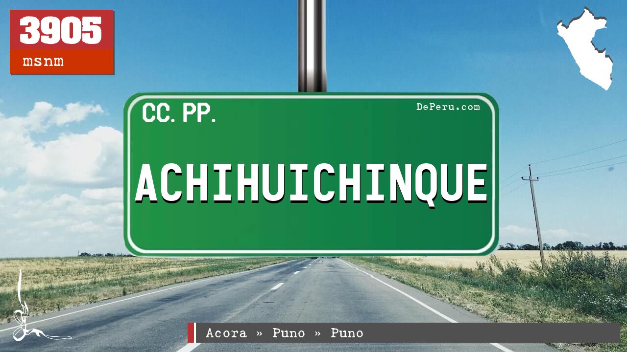 Achihuichinque