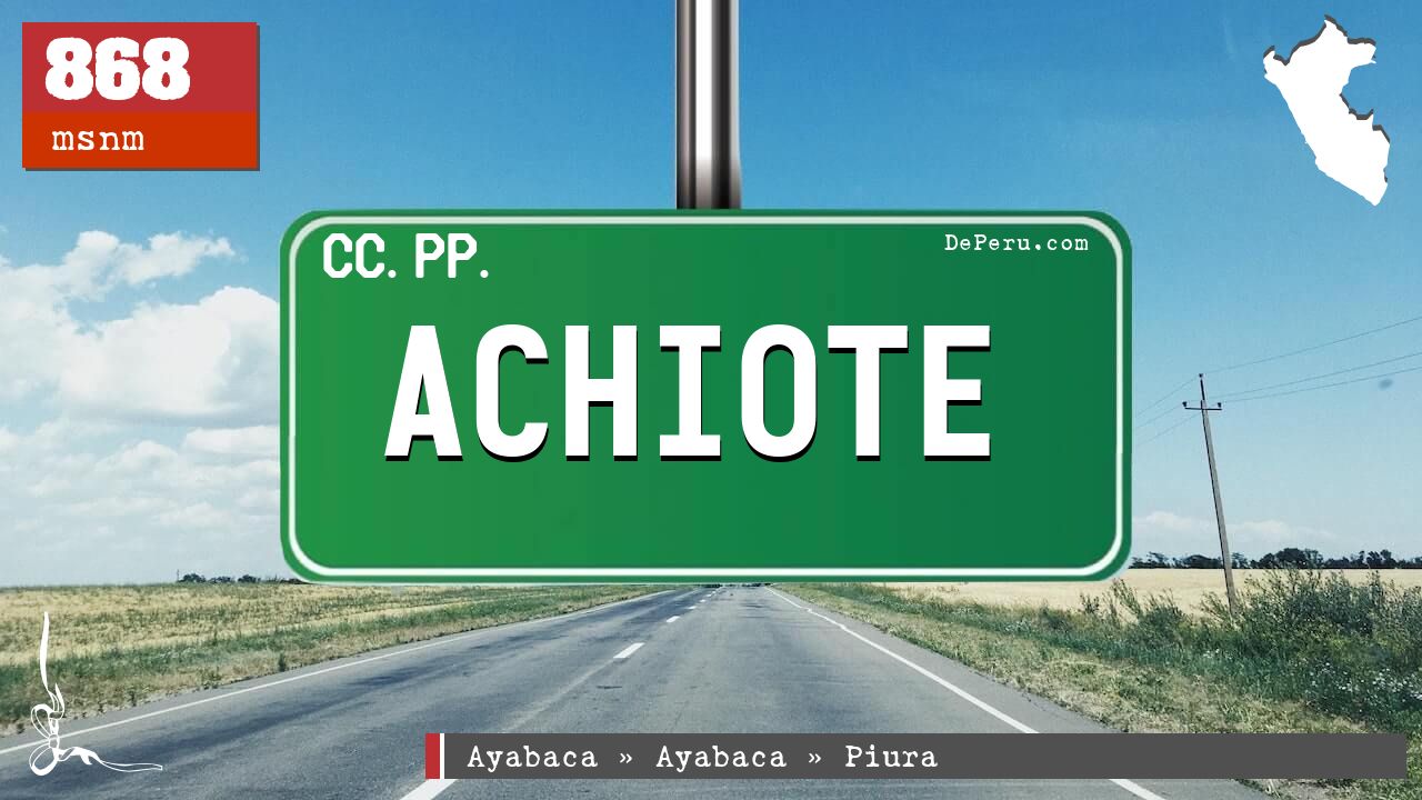Achiote