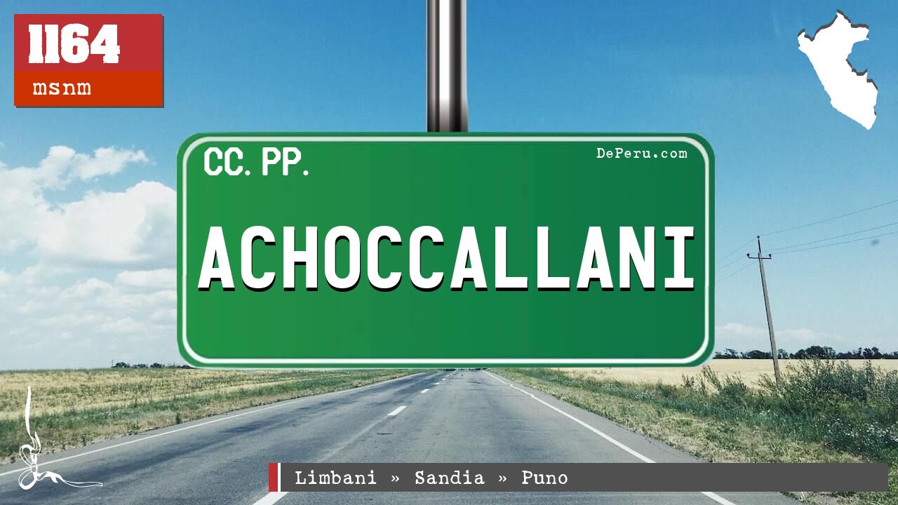 Achoccallani