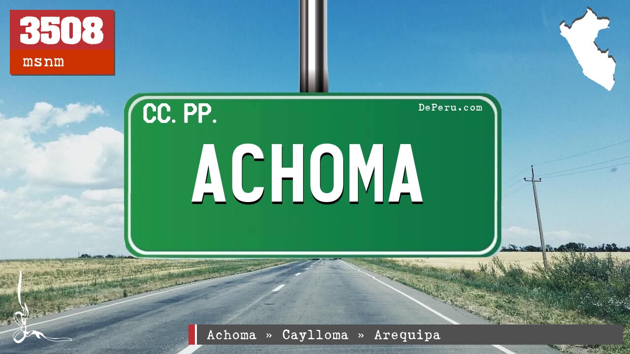 Achoma