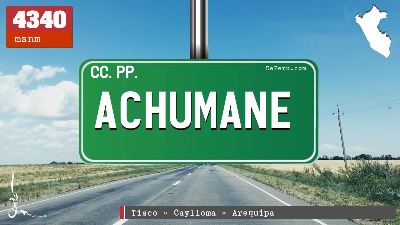 Achumane