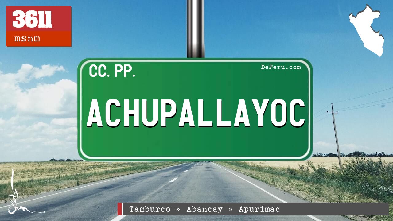 Achupallayoc