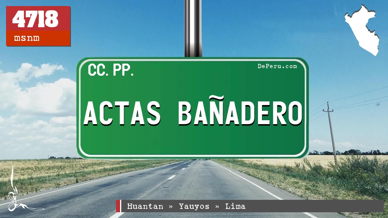 Actas Baadero