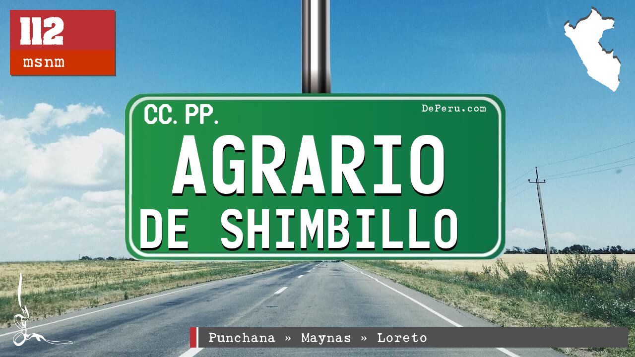 Agrario de Shimbillo