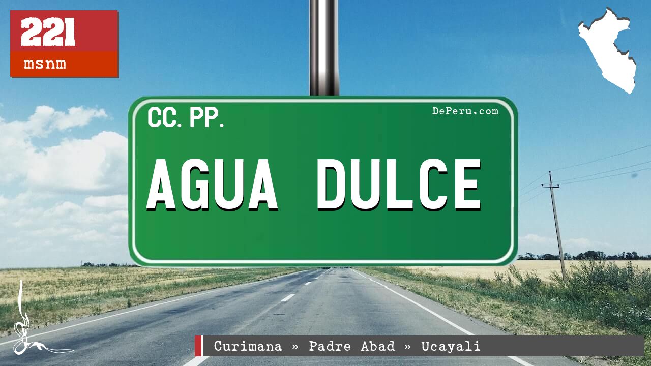 AGUA DULCE