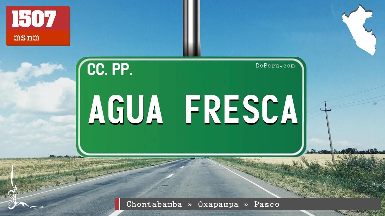 AGUA FRESCA