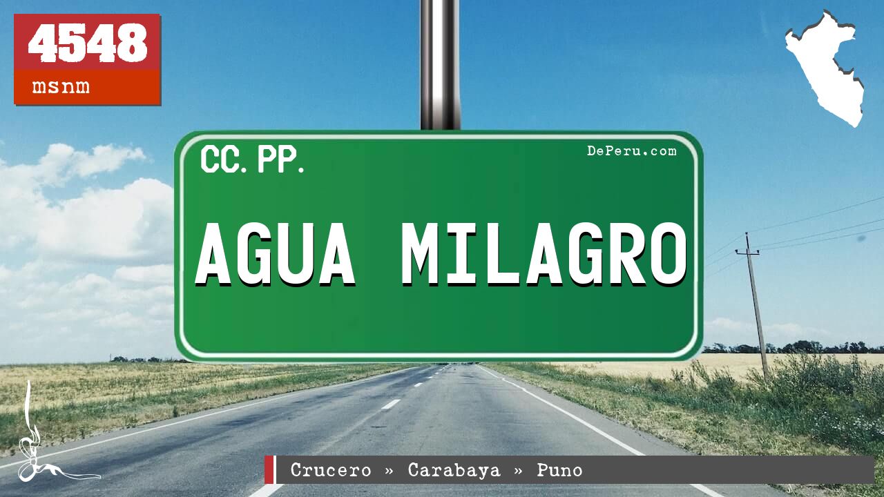 Agua Milagro