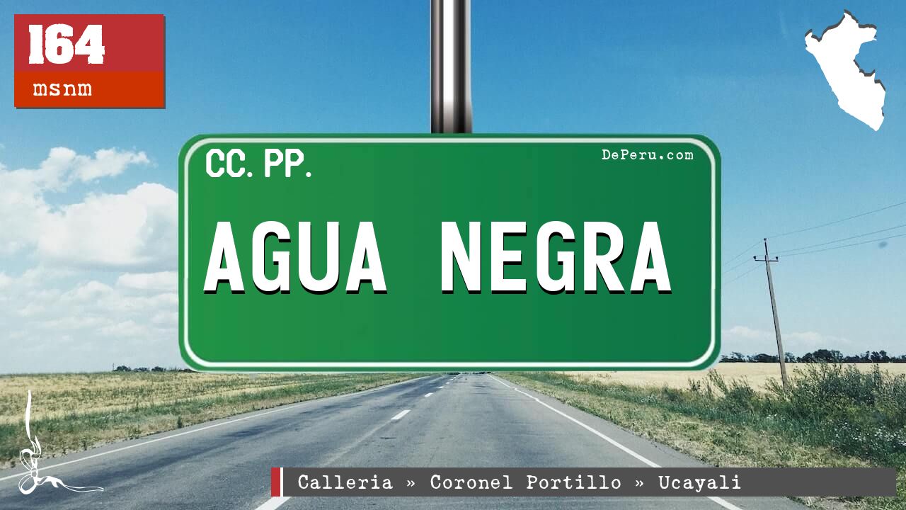 AGUA NEGRA