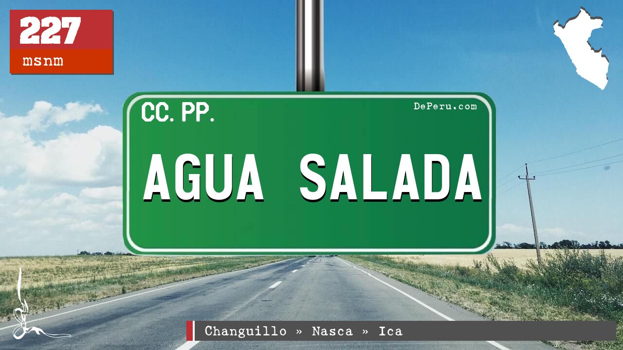 AGUA SALADA