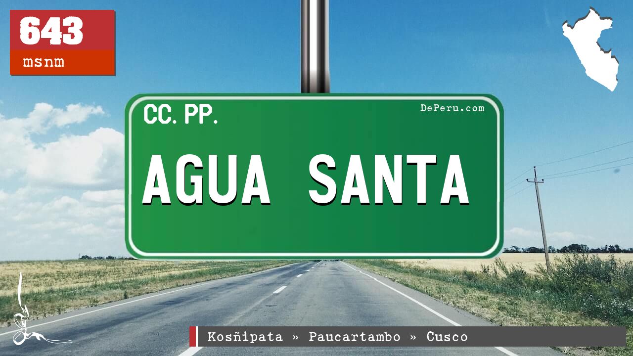 AGUA SANTA