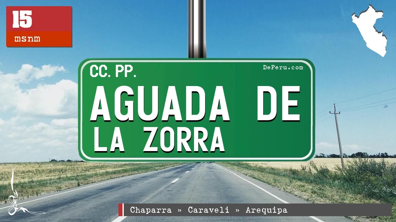 Aguada de La Zorra