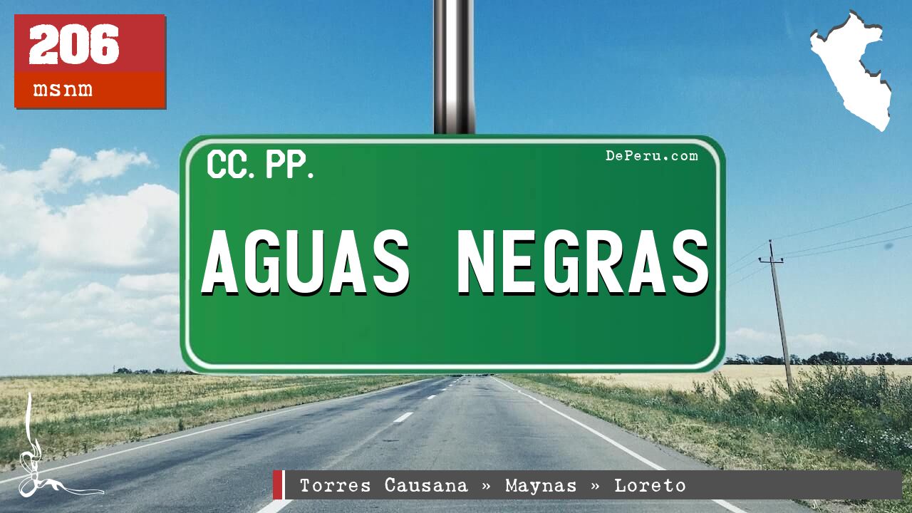 AGUAS NEGRAS