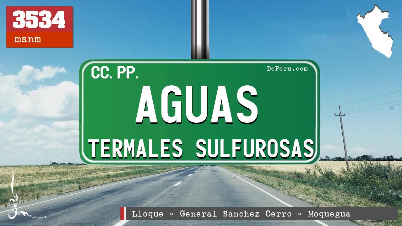 Aguas Termales Sulfurosas