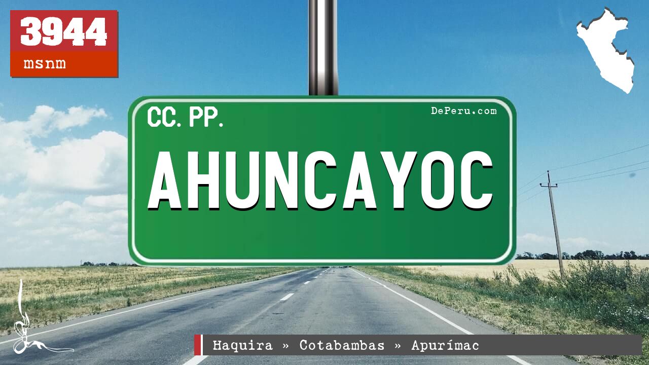 AHUNCAYOC