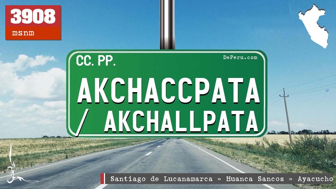 Akchaccpata / Akchallpata